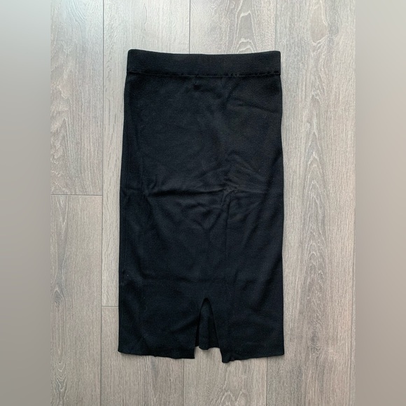 Vero Moda black midi skirt small S - Picture 2 of 6